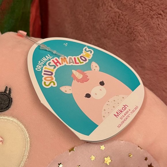 NWT Squishmallow Pink Unicorn, "Mikah" - Picture 2 of 4